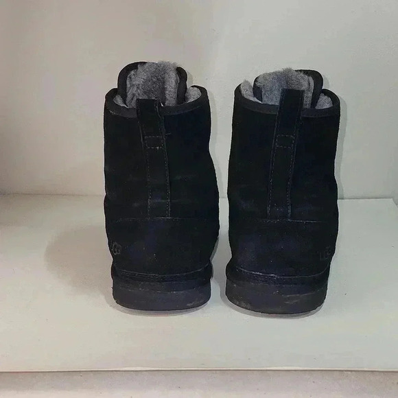 UGG Men\'s Neumel High Moc Black Suede Boots main image 4